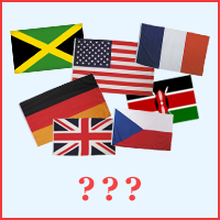Quiz - bandeiras América do Sul (todos os 15 países)